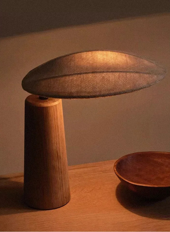 Wabi-sabi Wooden Table Lamp