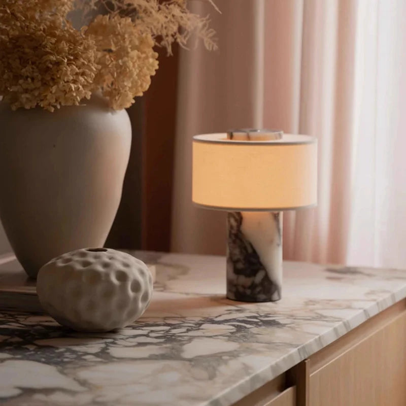 Nordic Cylindrical Rechargeable Table Lamp